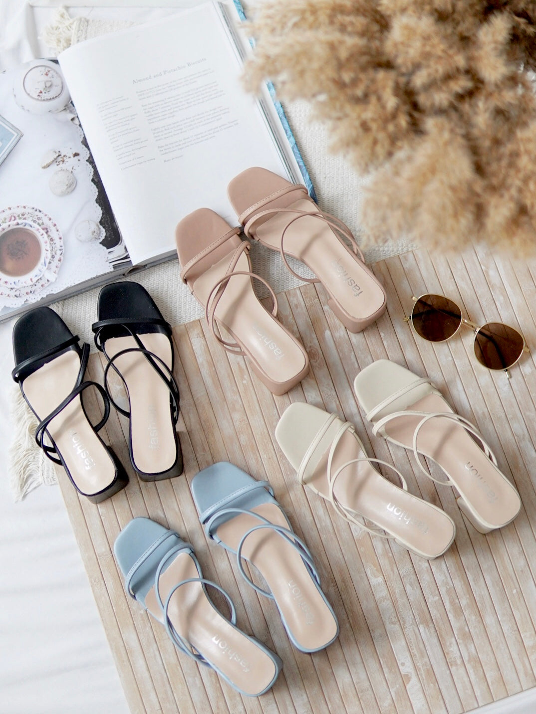 CLAIRE HEEL SANDALS