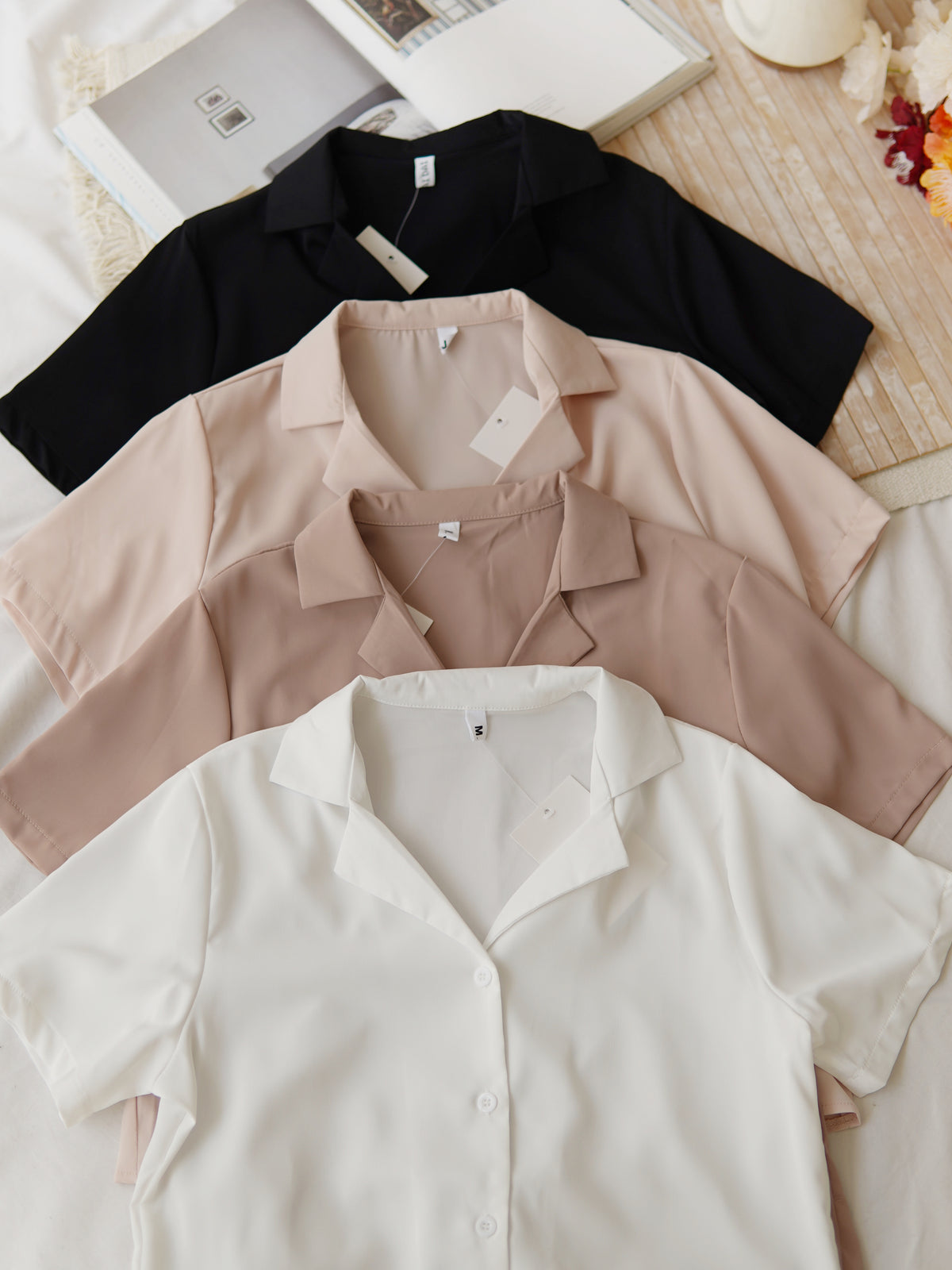 Auria Chiffon Button Shirt - LovelyMadness Clothing Malaysia