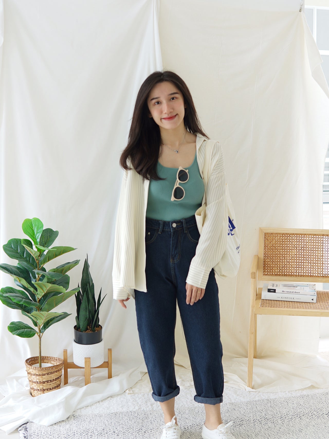 Stripe Outer / Blouse