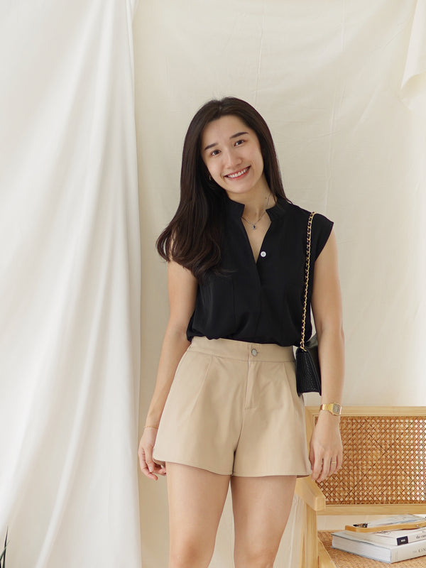 CHLOE SLEEVELESS TOP - LovelyMadness Clothing Malaysia
