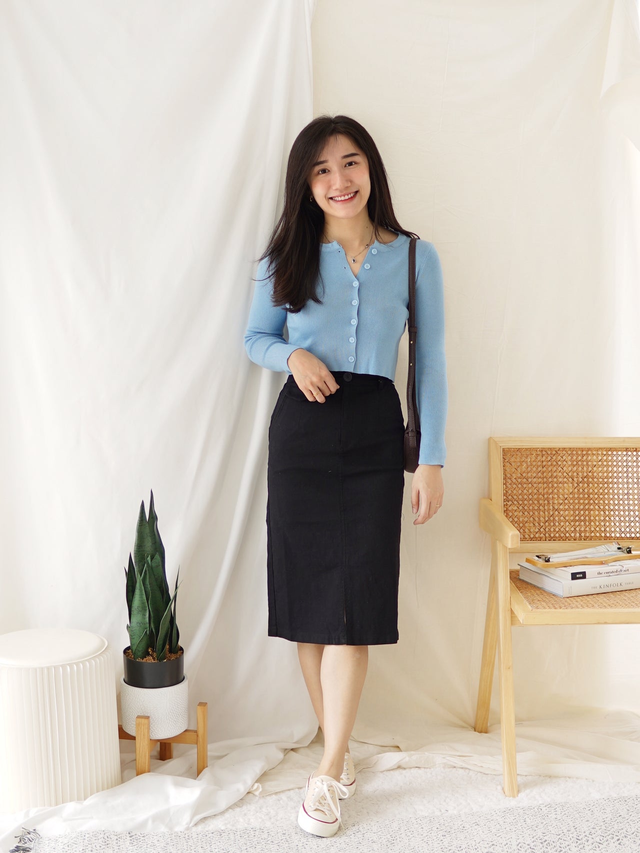 EVANGELINE BUTTON UP TOP