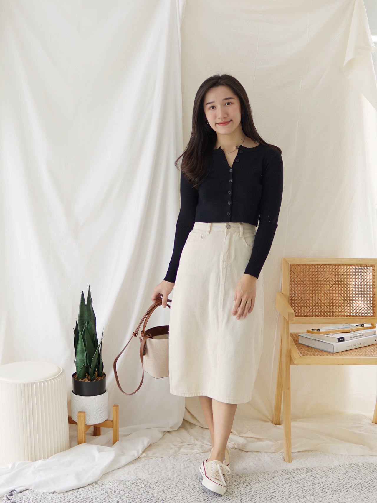 EVANGELINE BUTTON UP TOP