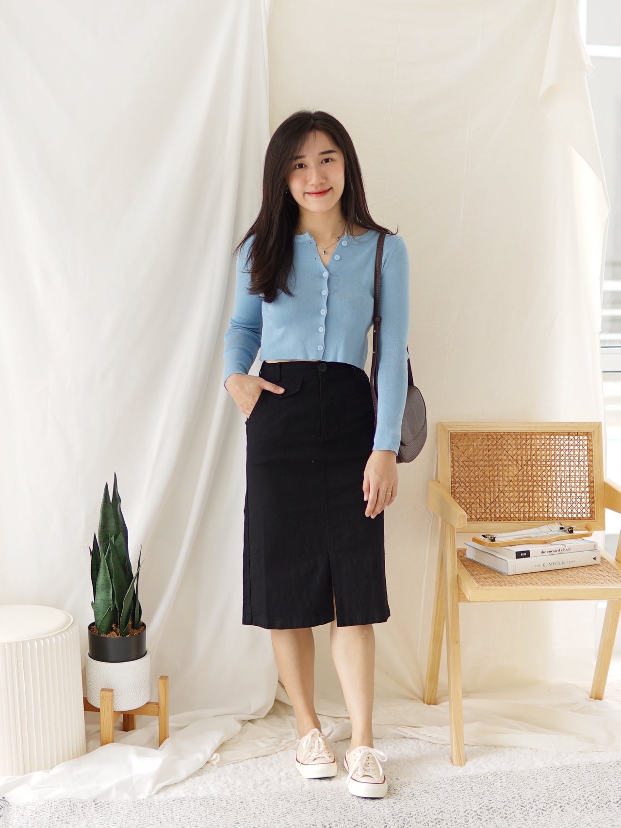 EVANGELINE BUTTON UP TOP