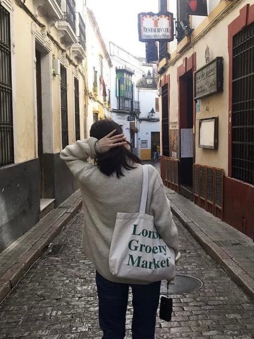 LONDON GROCERY MARKET TOTE
