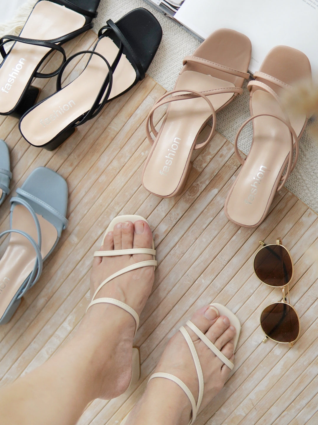 CLAIRE HEEL SANDALS