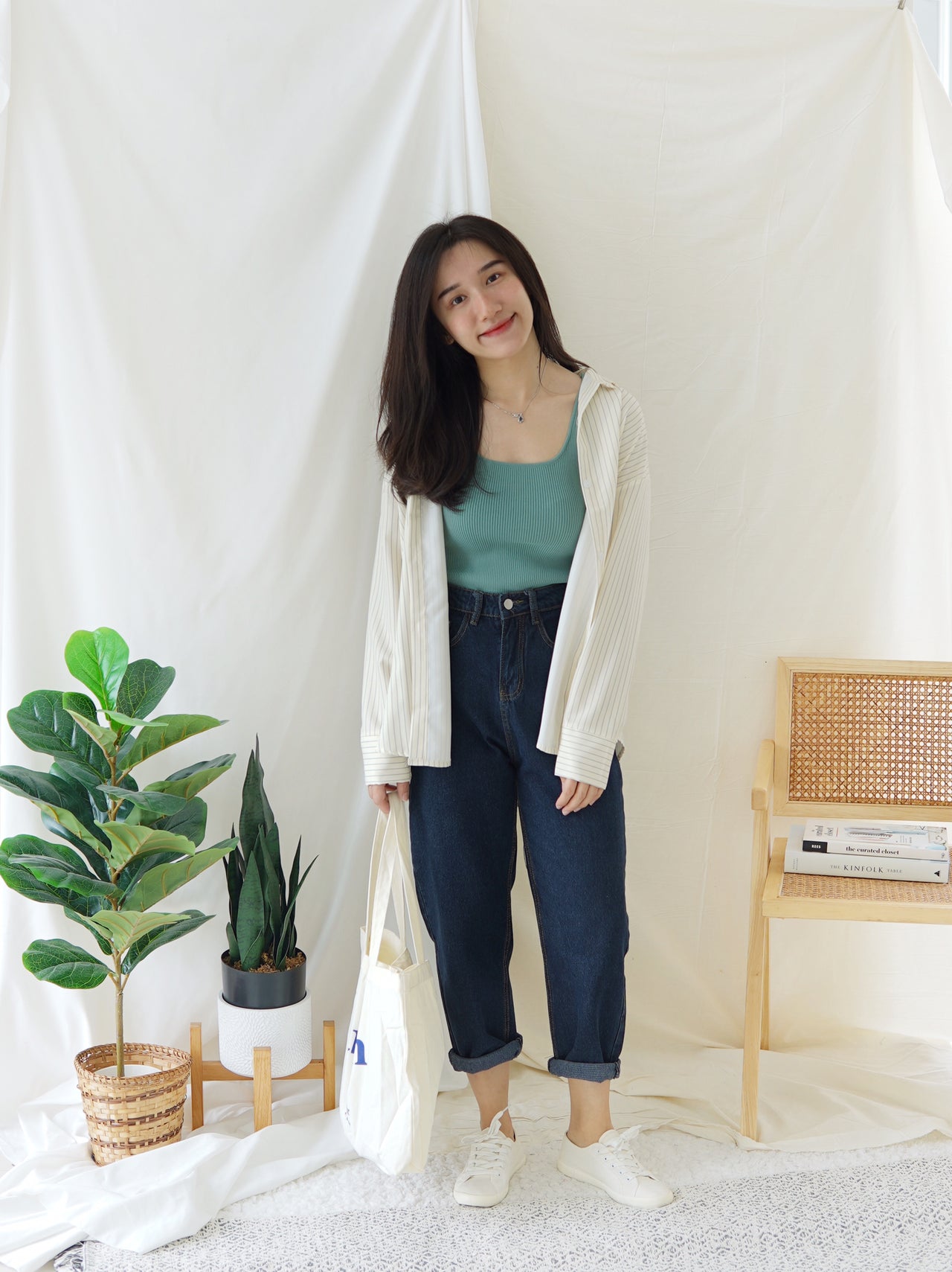 Stripe Outer / Blouse