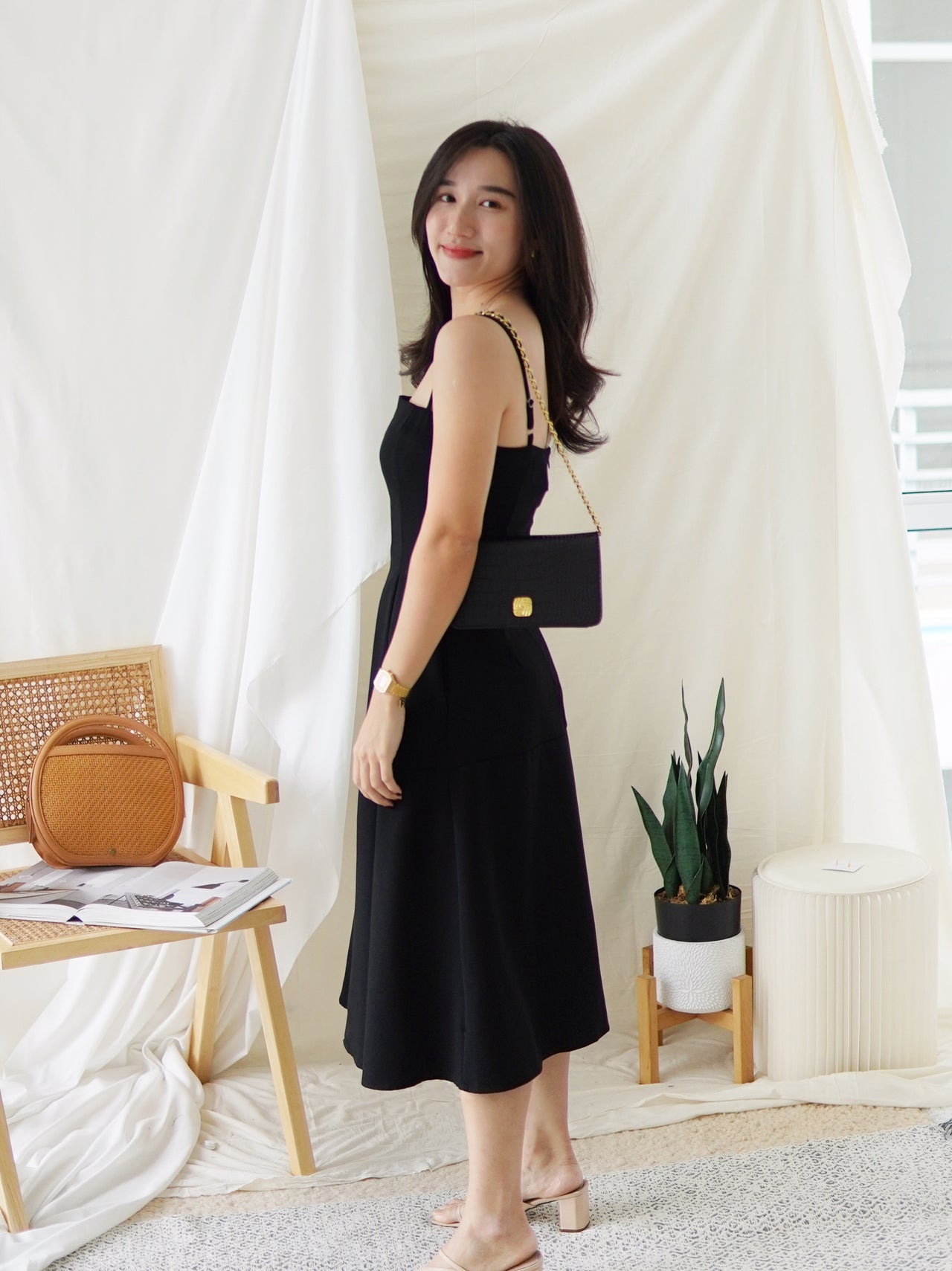 ROSE HEPBURN BLACK DRESS