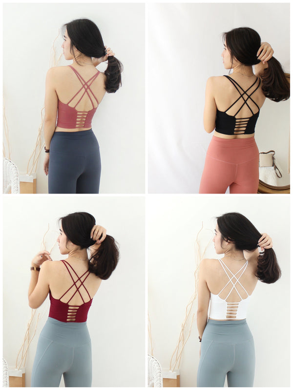 Lana Yoga Sport Bra - LovelyMadness Clothing Malaysia