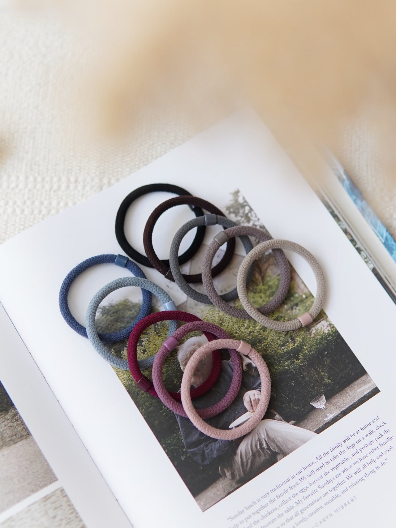 10 in 1 Colorful HairTie Band