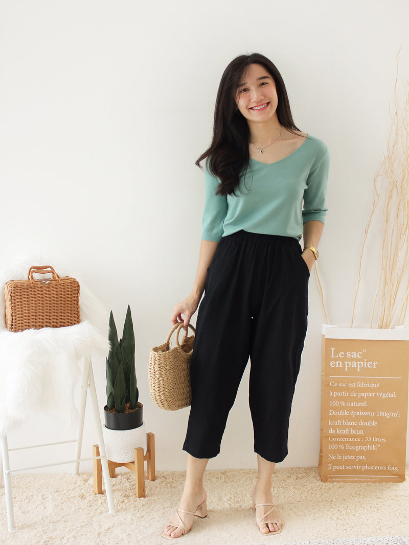 EUNICE Comfy Knit Top II - LovelyMadness Clothing Malaysia