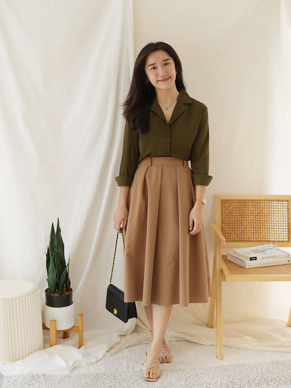 Tricia Wrinkle Free Blouse - LovelyMadness Clothing Malaysia