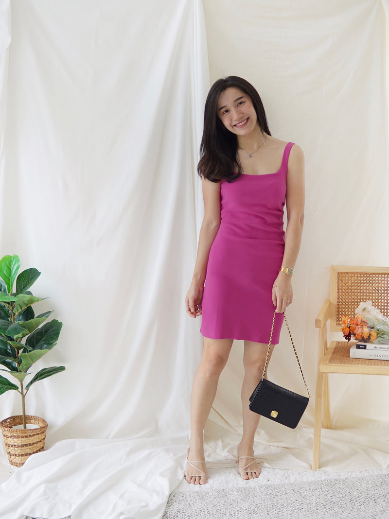Caroline Side Pleat Dress - LovelyMadness Clothing Malaysia