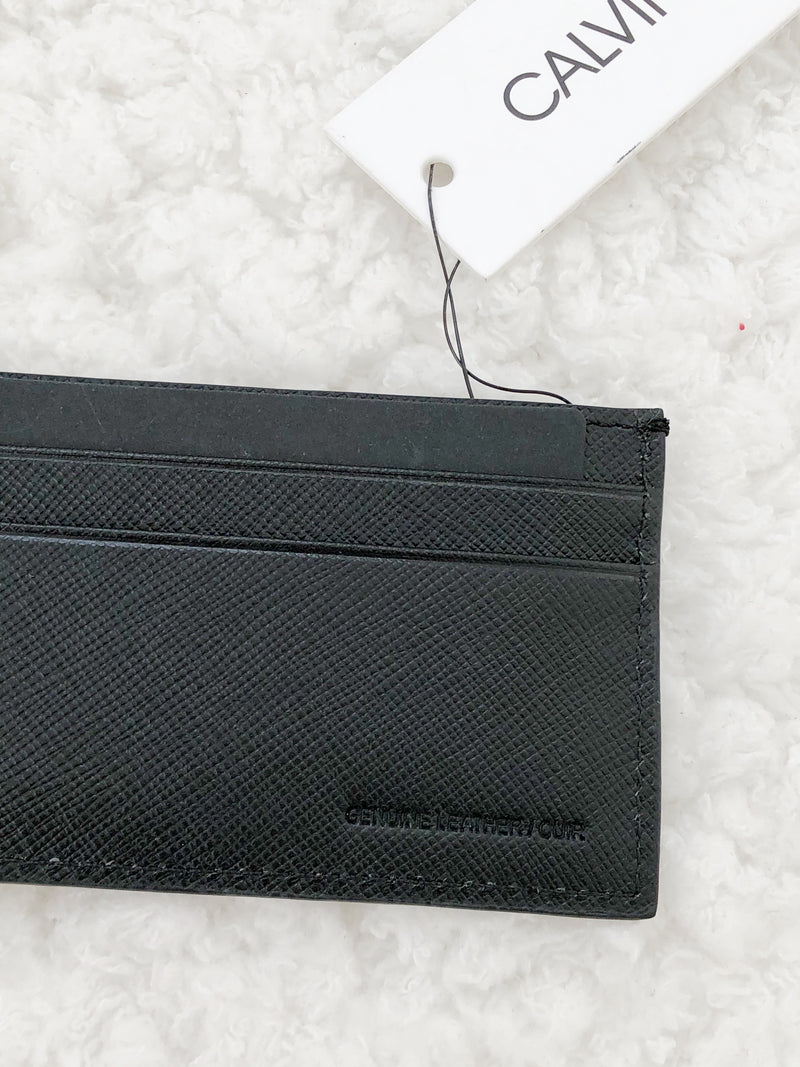 Calvin Klein Matte Saffiano Card Case - LovelyMadness Clothing Malaysia