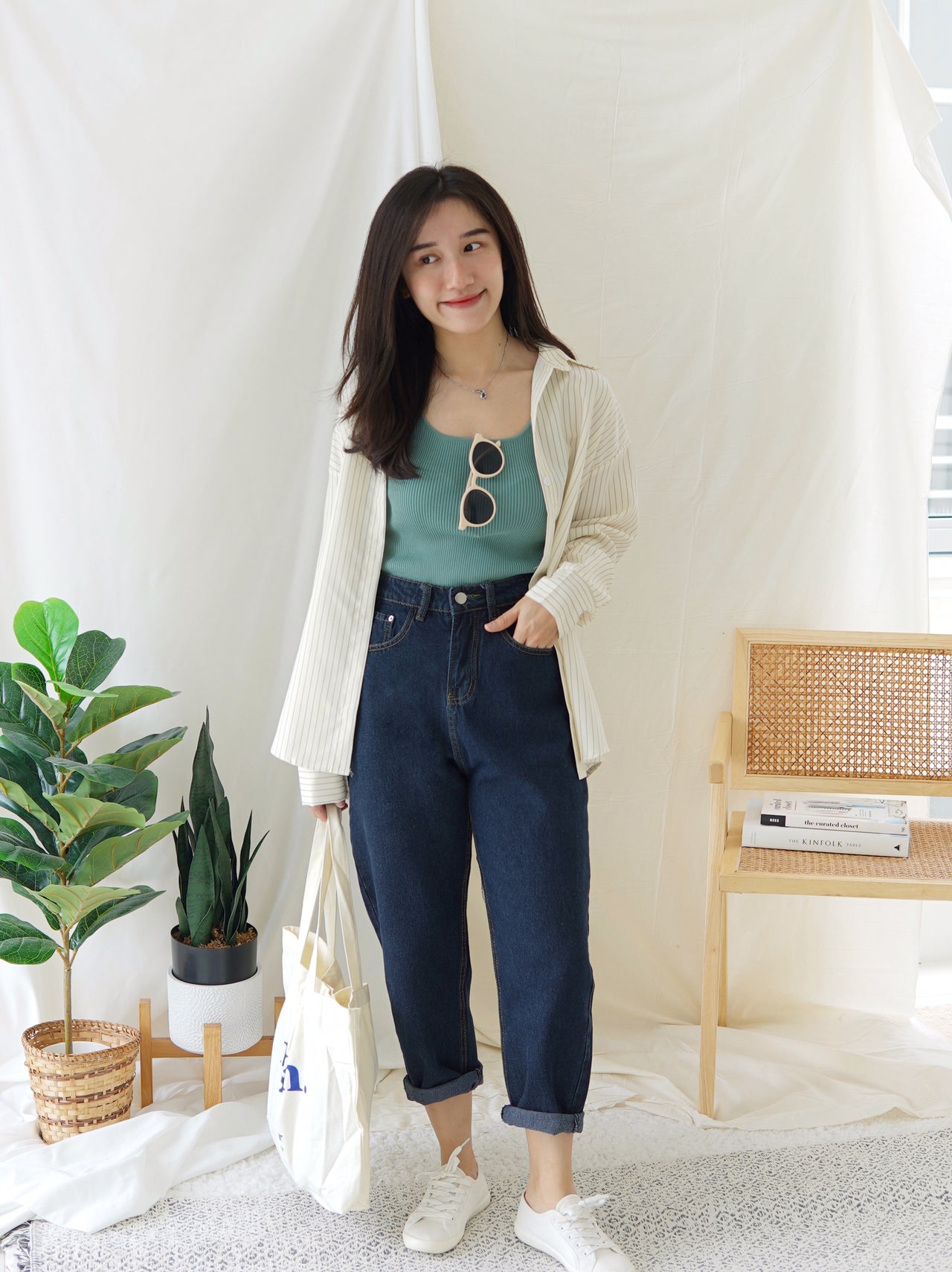 Stripe Outer / Blouse