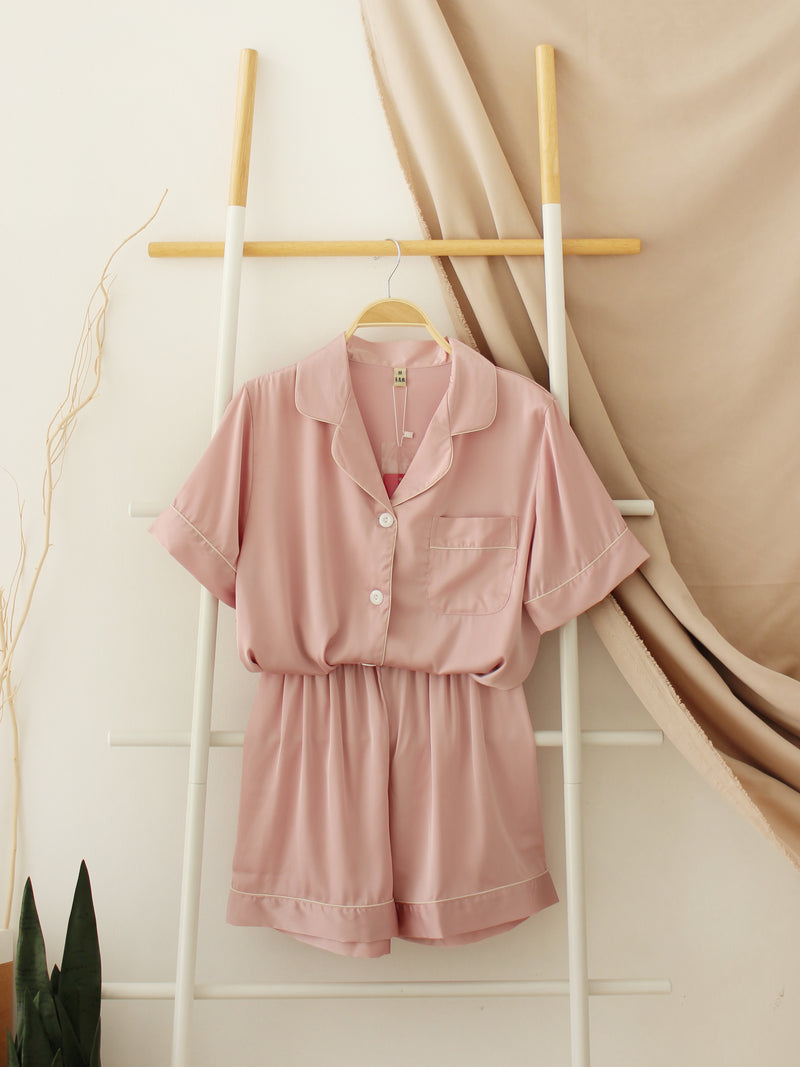 Satin Silk Pyjamas - LovelyMadness Clothing Malaysia
