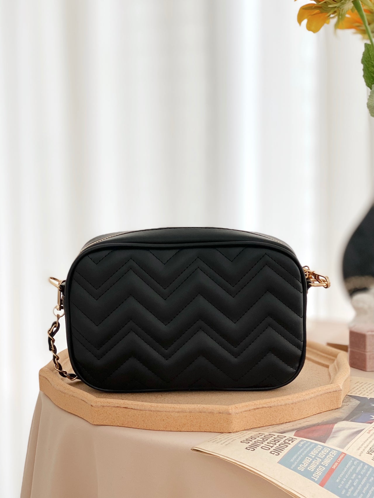 Black Sling Bag - LovelyMadness Clothing Malaysia