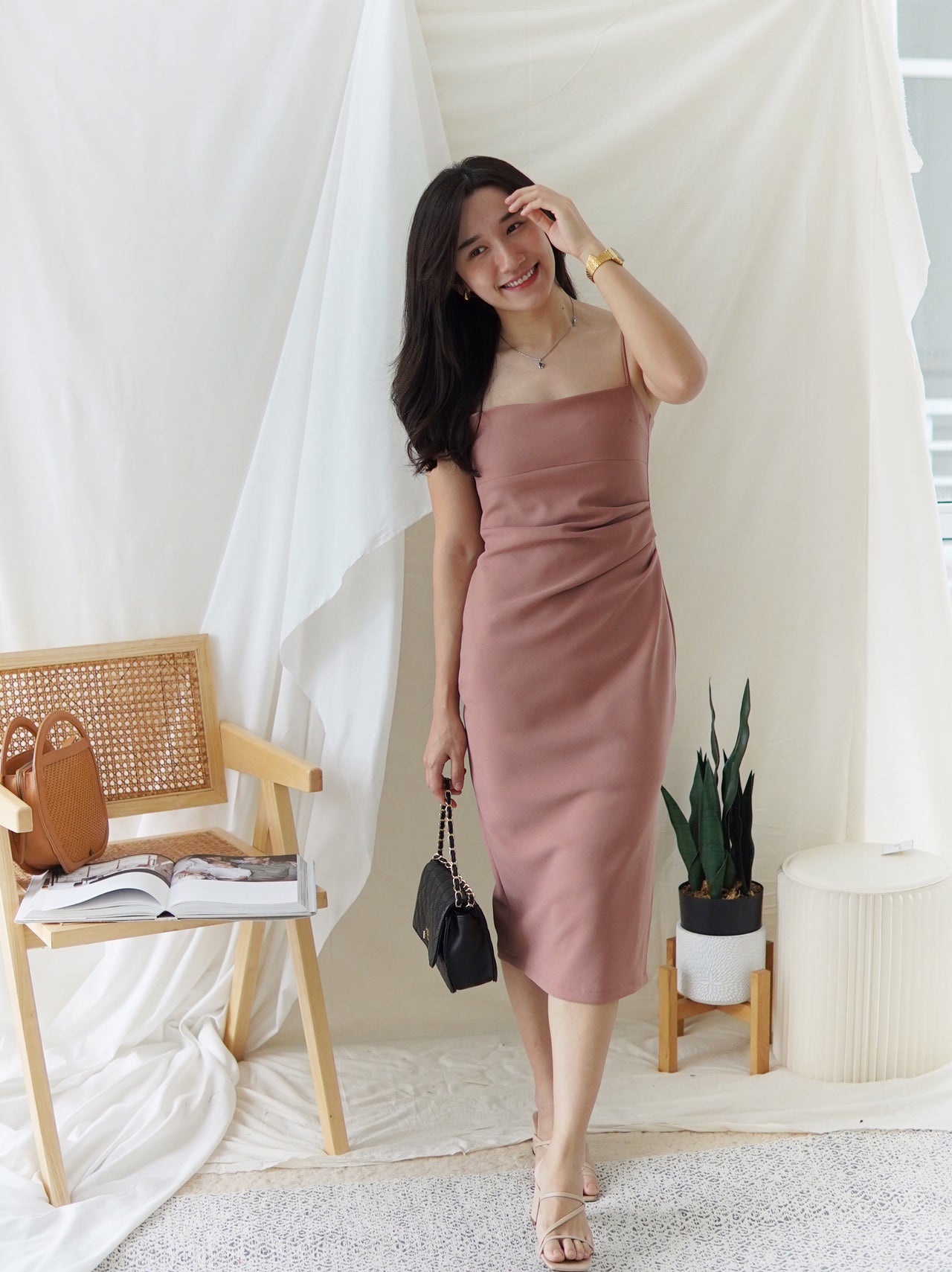 Daphne Split Column Dress (LONG)