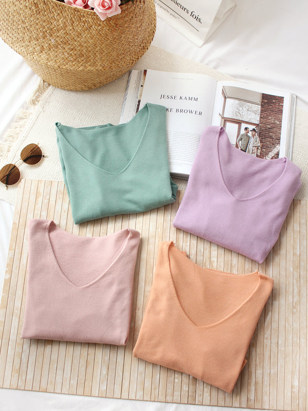EUNICE Comfy Knit Top II - LovelyMadness Clothing Malaysia