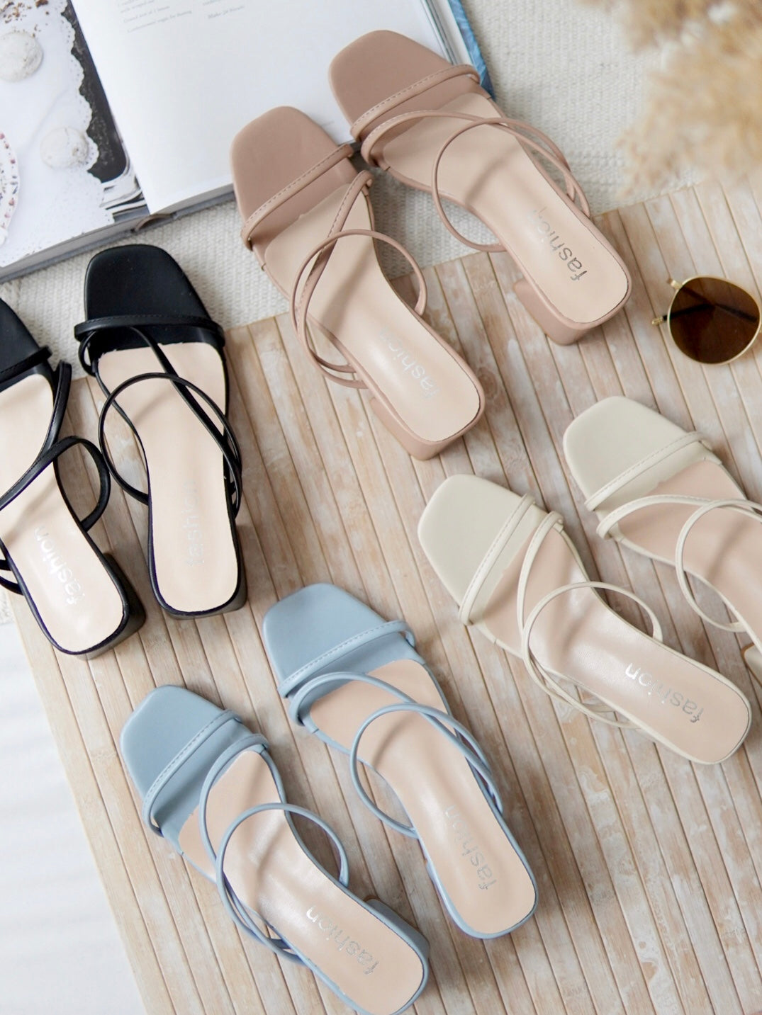 CLAIRE HEEL SANDALS