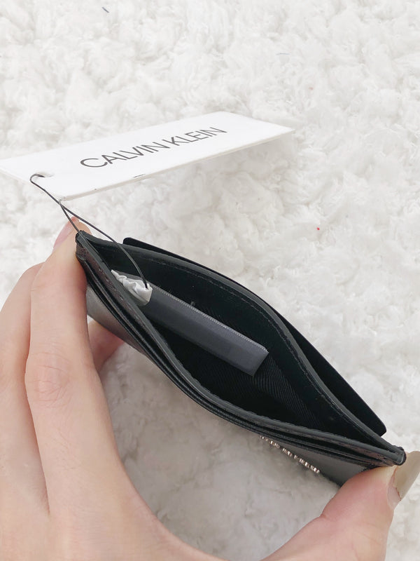 Calvin Klein Matte Saffiano Card Case - LovelyMadness Clothing Malaysia