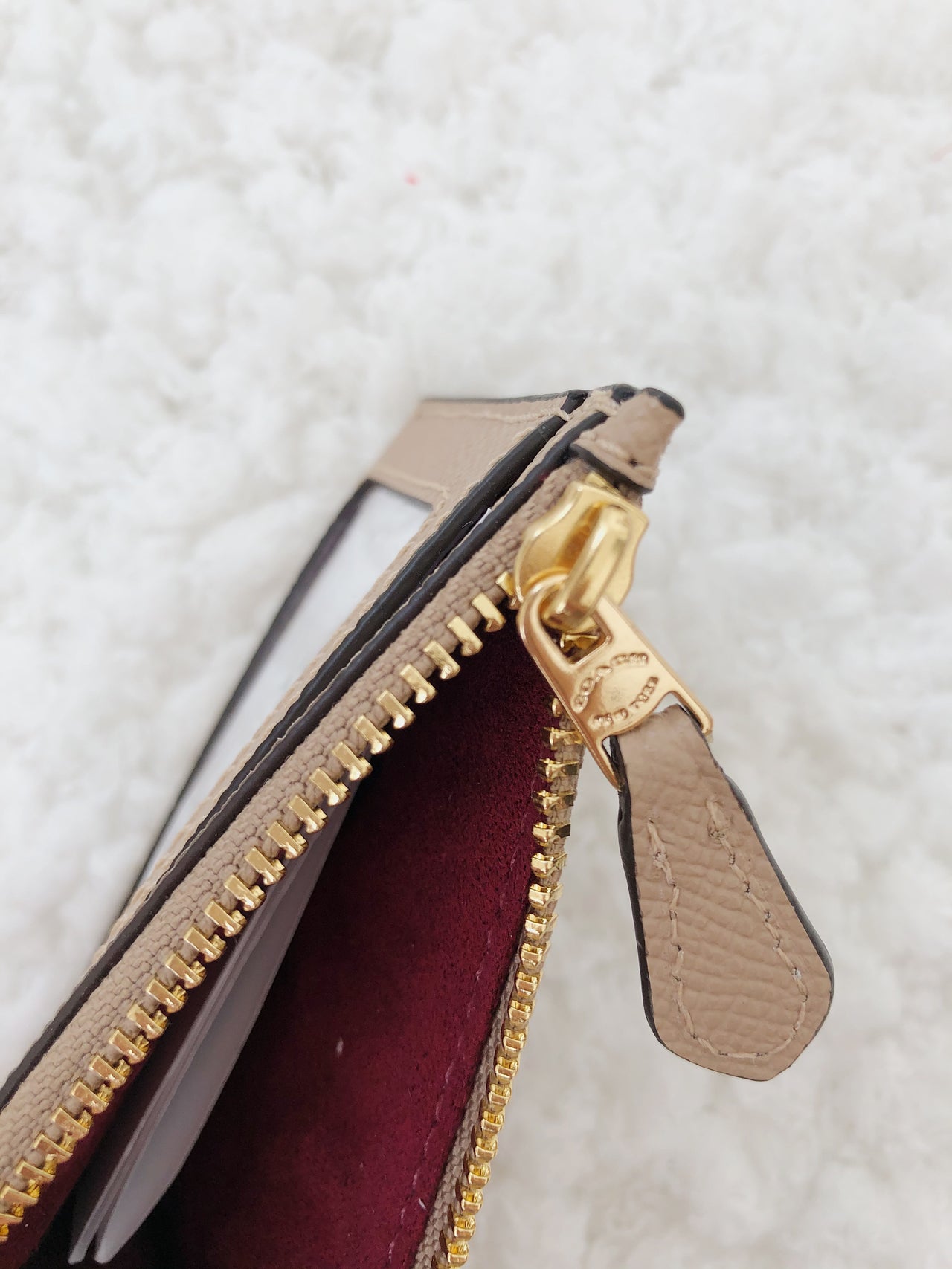 COACH MINI SKINNY ID CASE IN SIGNATURE CANVAS