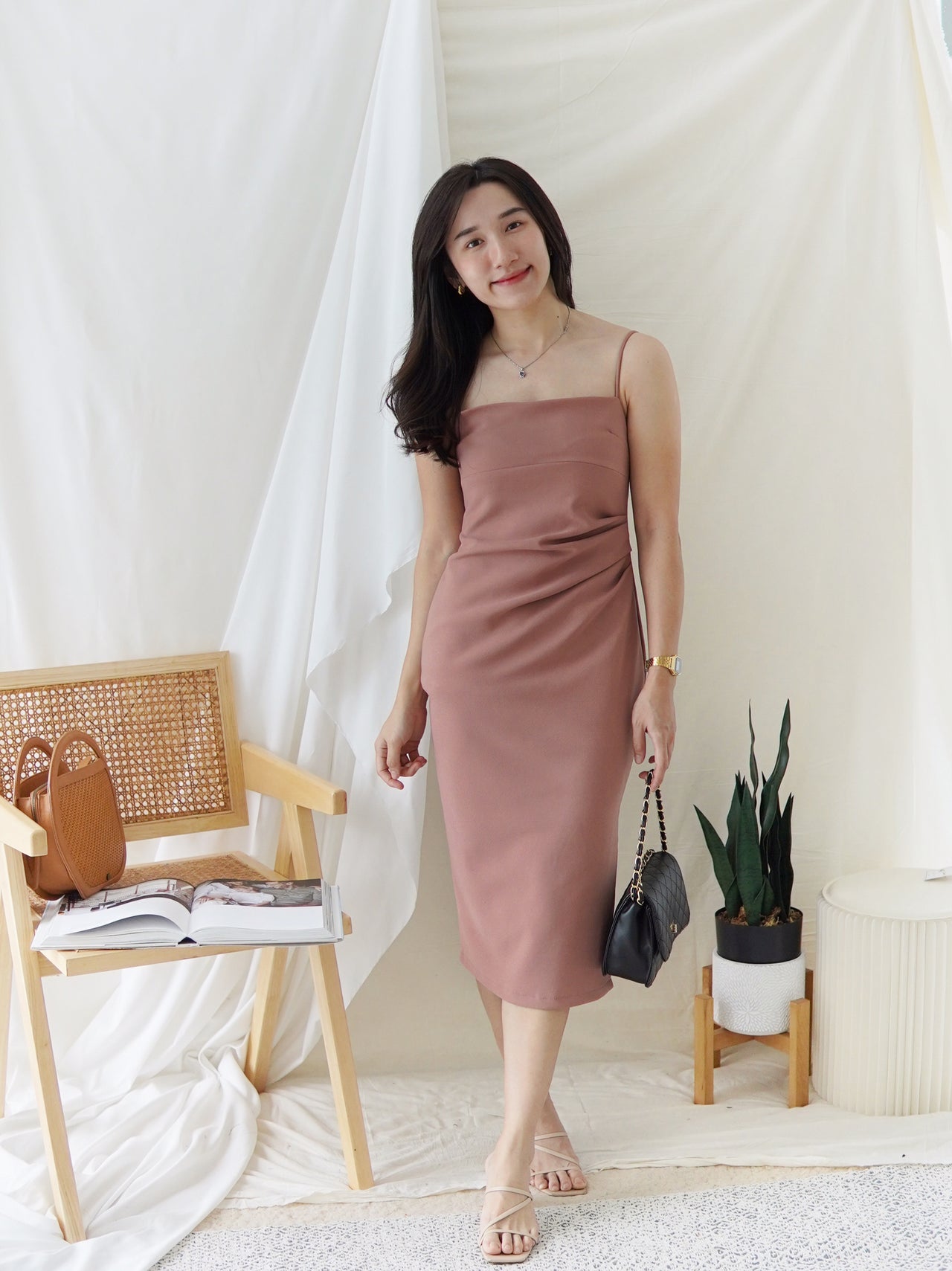Daphne Split Column Dress (LONG)
