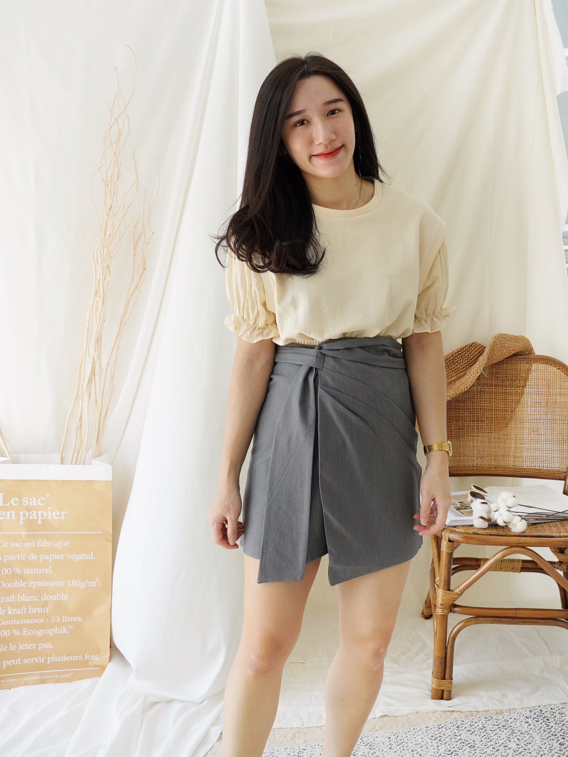 TWISTED KNOT SKIRT LovelyMadness Clothing Malaysia