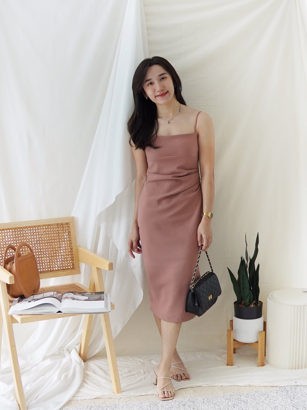 Daphne Split Column Dress (LONG)