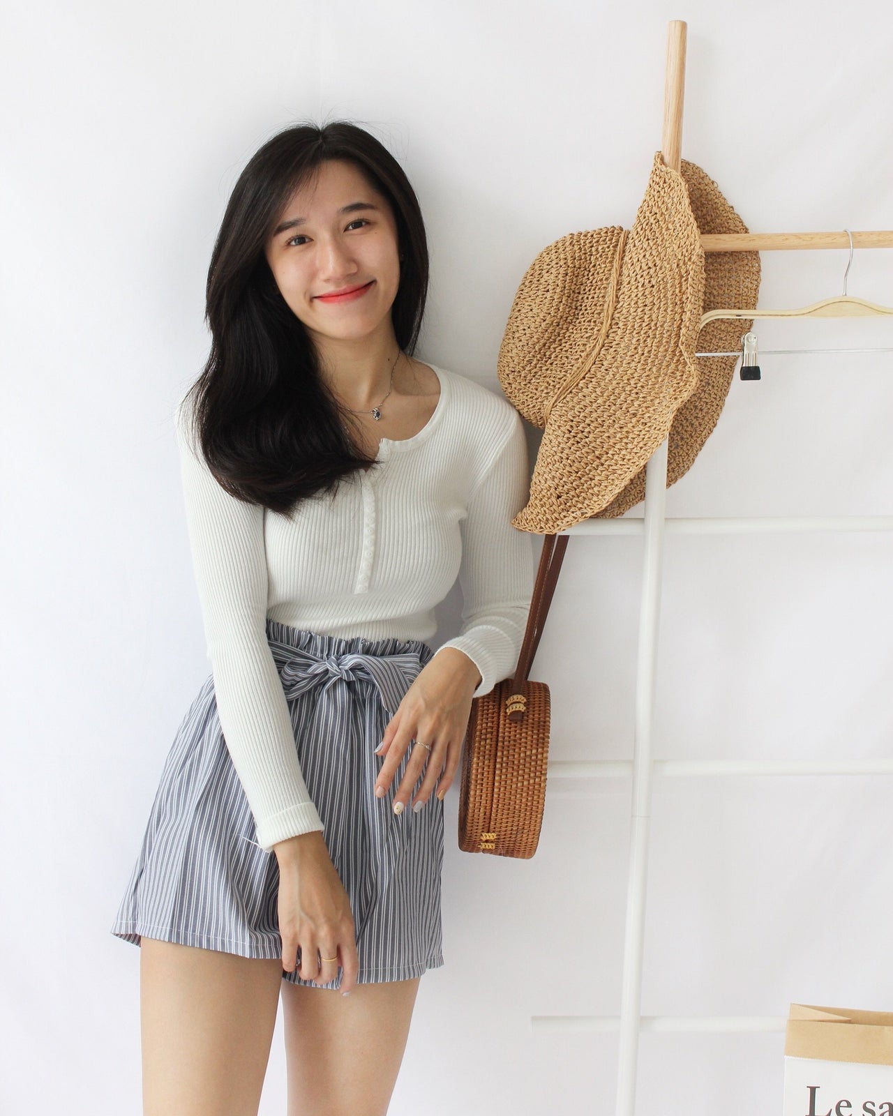 Ribbed Knitted Button Top - LovelyMadness Clothing Malaysia